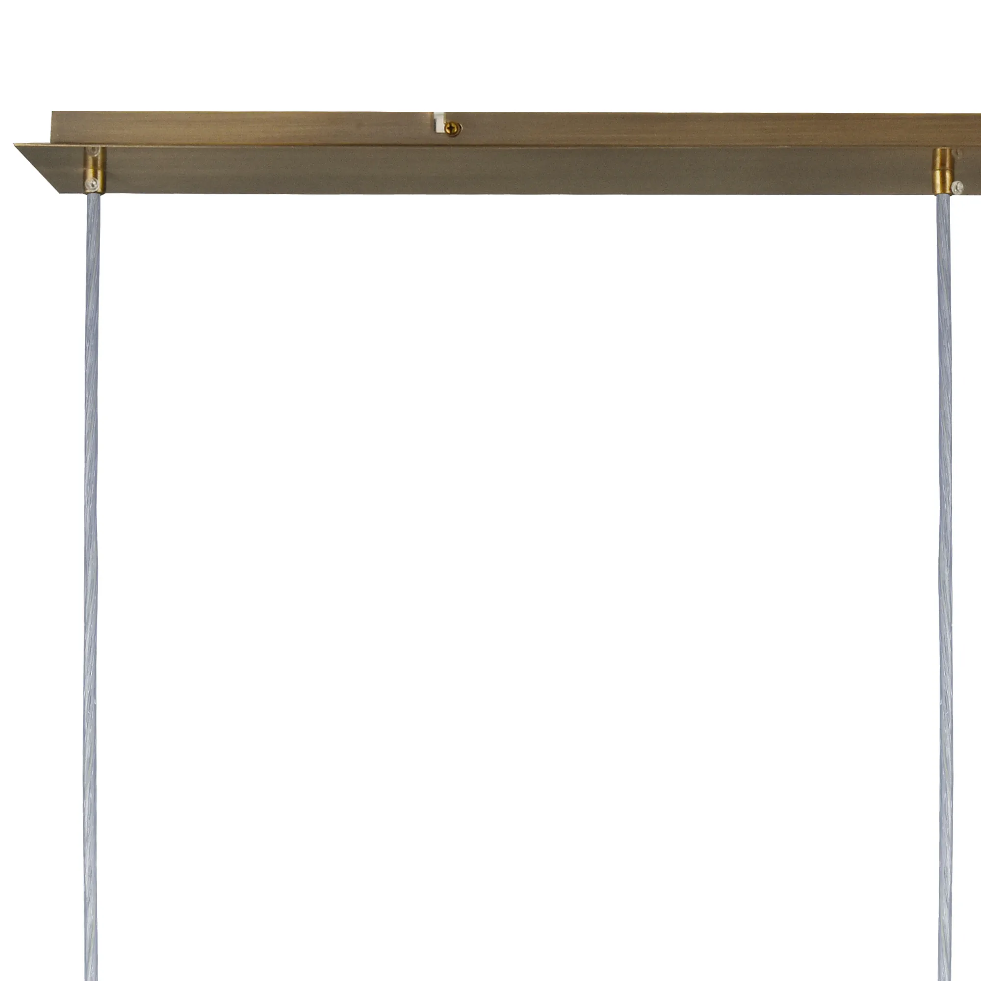Baymont 12cm Shade 3 Light Pendant Antique Brass, Black/White DK0773  Deco Baymont AB BL